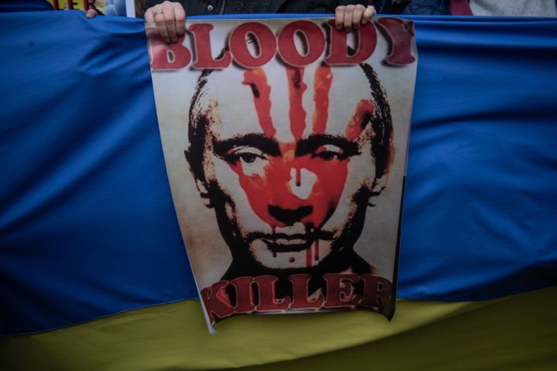 Putin Bloody Killer Poster