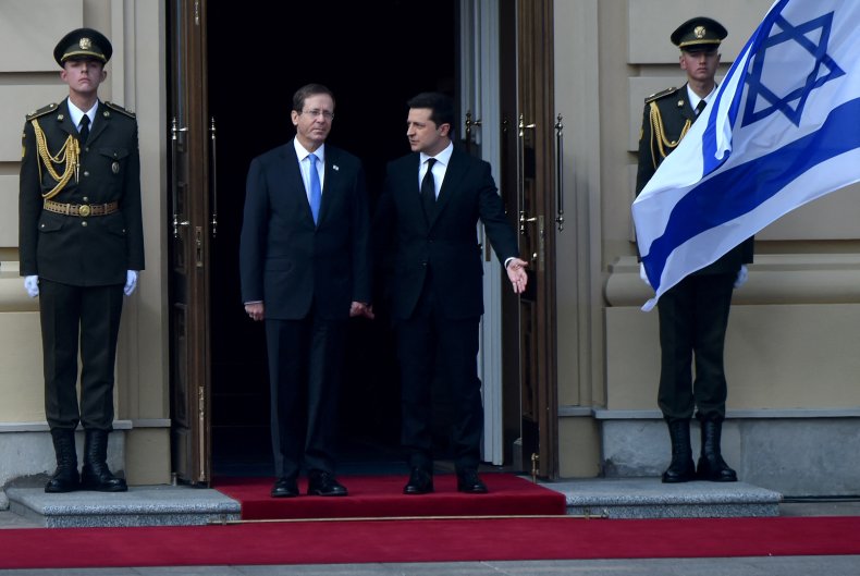 Israel, Herzog, Ukraine, Zelenskyy, Kyiv, 2021