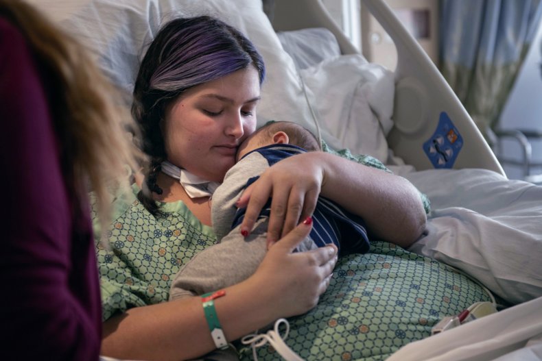 Mother Meets Baby After COVID