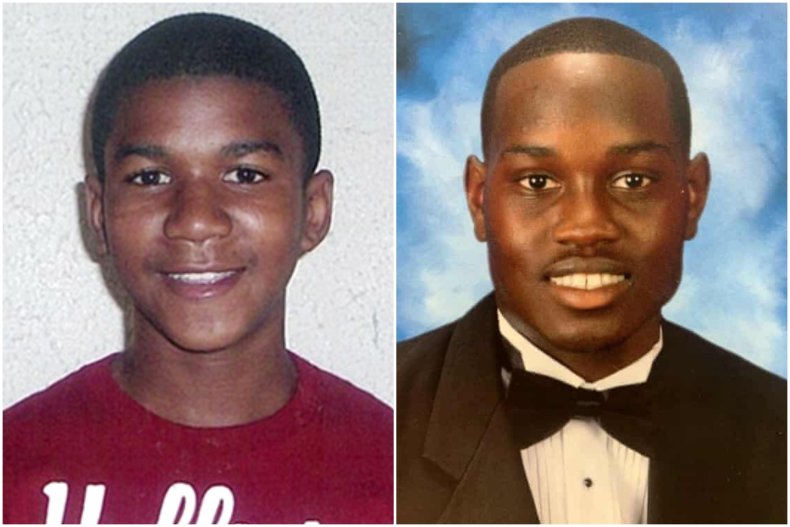 Trayvon Martin and Ahmaud Arbery