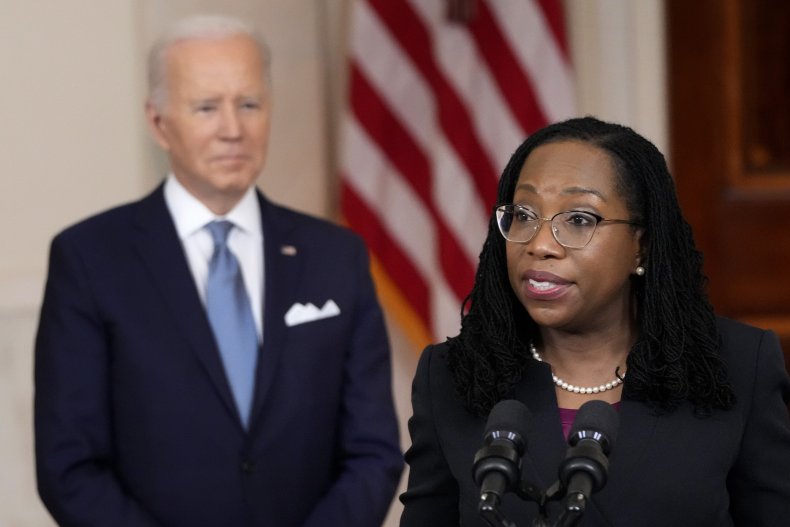 Ketanji Brown Jackson Speaks at White House