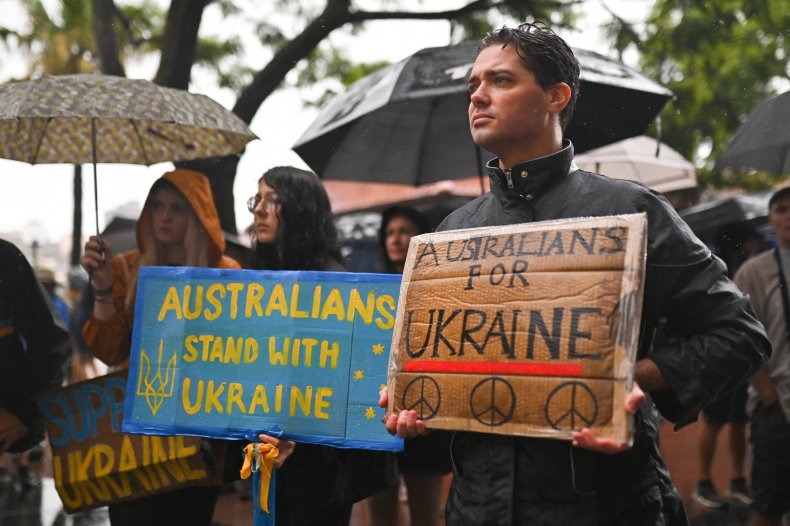 Protest in Australia