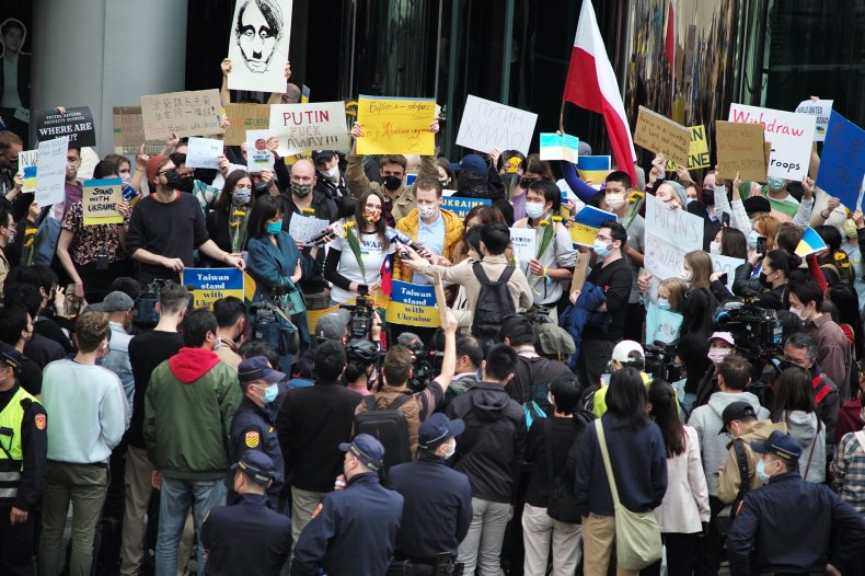 Taiwan protest