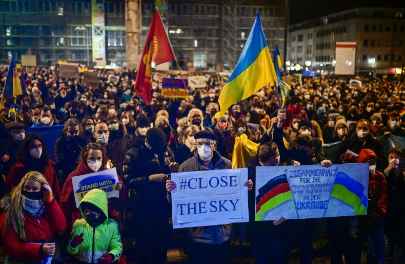 Dortmund protest on Russia