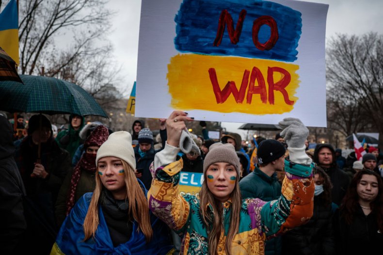 Pro-Ukraine protest