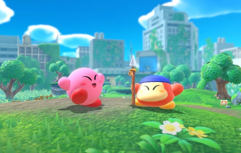 Kirby and the Forgotten Land Gameplay