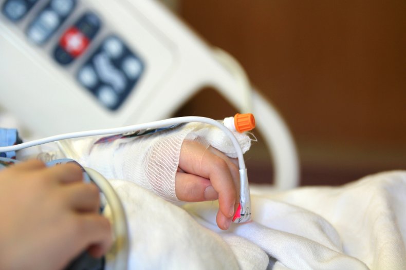 A child in hospital