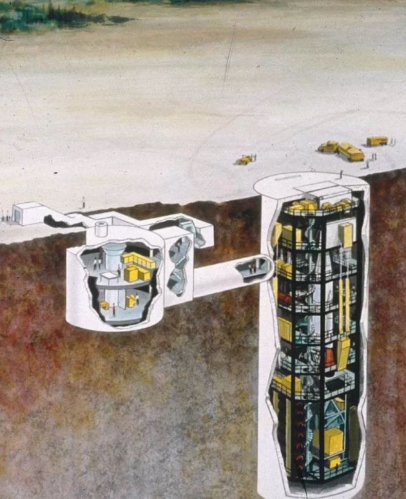 Former missile silo in Kansas.