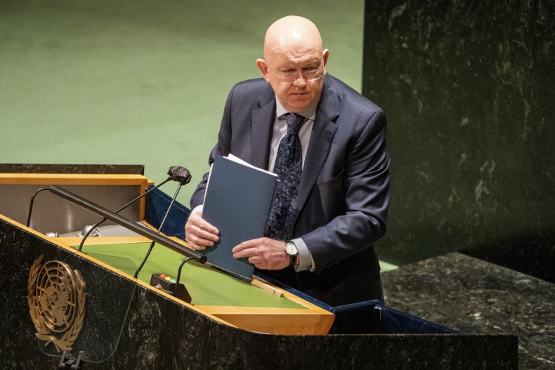 Vasily Nebenzya address UN