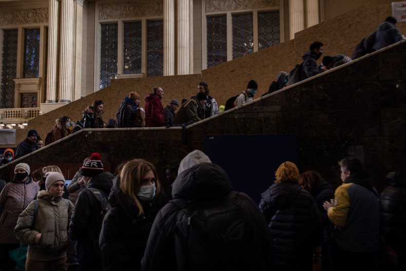 Ukrainians Fleeing