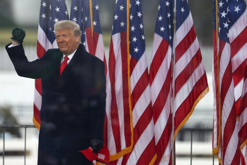 President Donald Trump at Jan 6 Rally