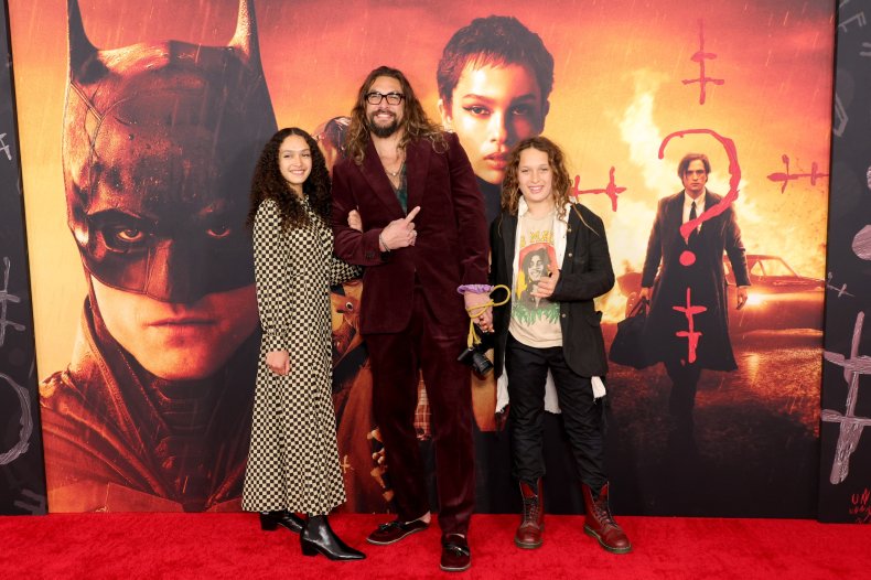 Jason Momoa and his children