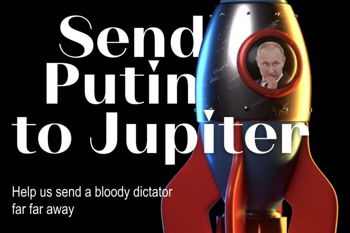 Ukraine Sets up 'Send Putin to Jupiter' Fundraiser to Help Rebuild Country