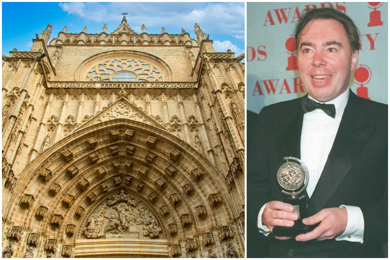 Seville Cathedral and Andrew Lloyd Webber. 