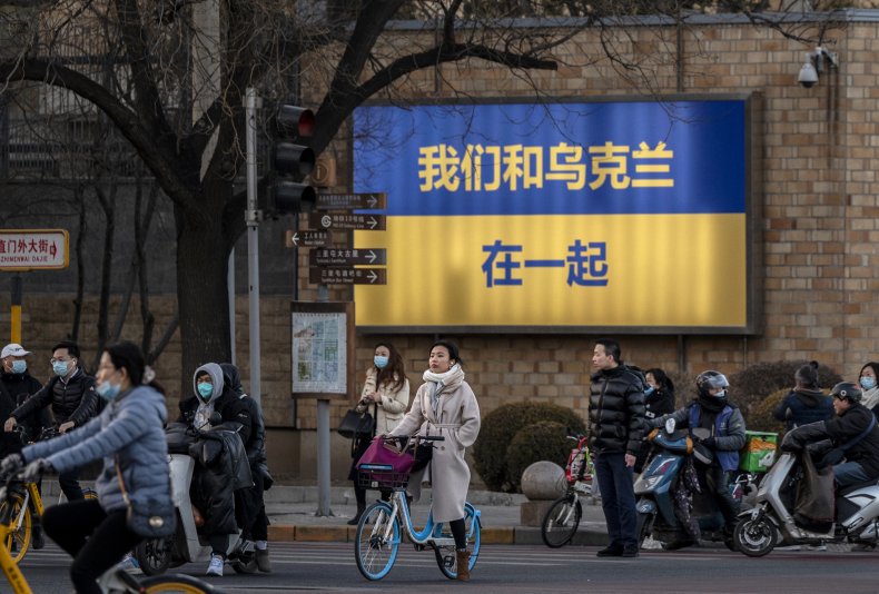 Ukraine Asks China to Help Stop Russia