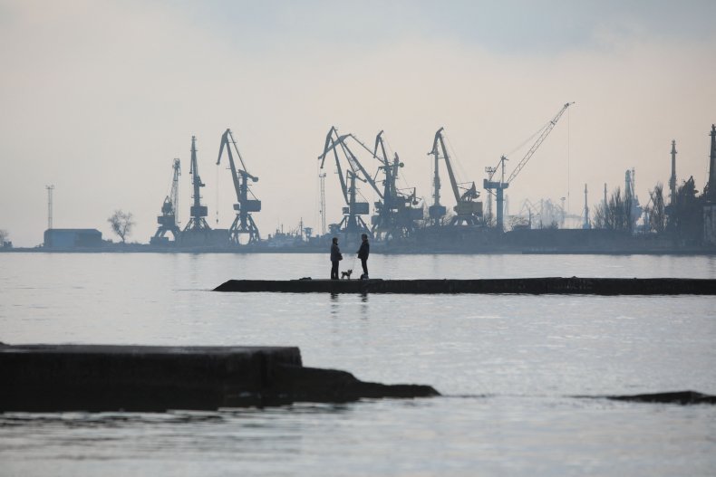  Ukraine's industrial port city of Mariupol