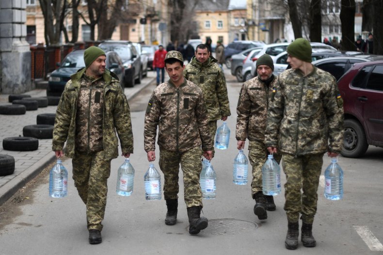 Ukrainian troops
