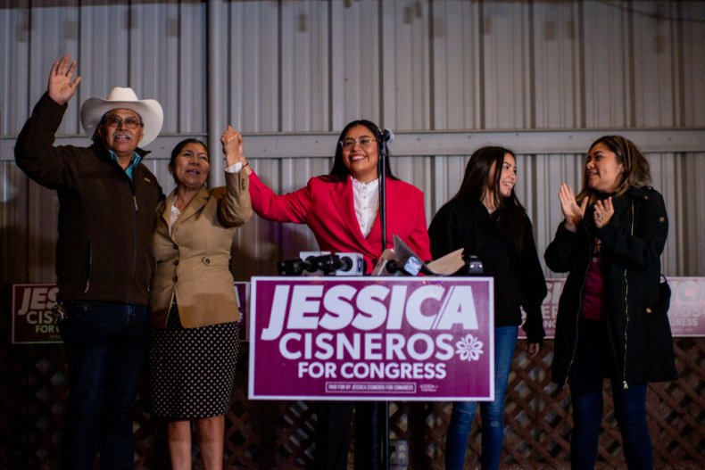 jessica cisneros election day