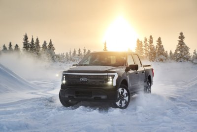 2022 Ford F-150 Lightning Alaska testing 2022 Ford F-150 Lightning Alaska testing