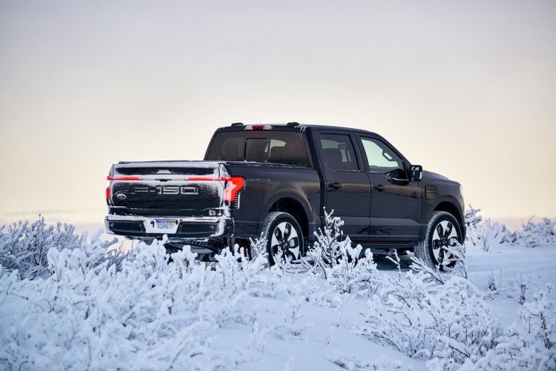 2022 Ford F-150 Lightning Alaska testing