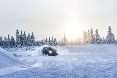 2022 Ford F-150 Lightning Alaska testing 2022 Ford F-150 Lightning Alaska testing