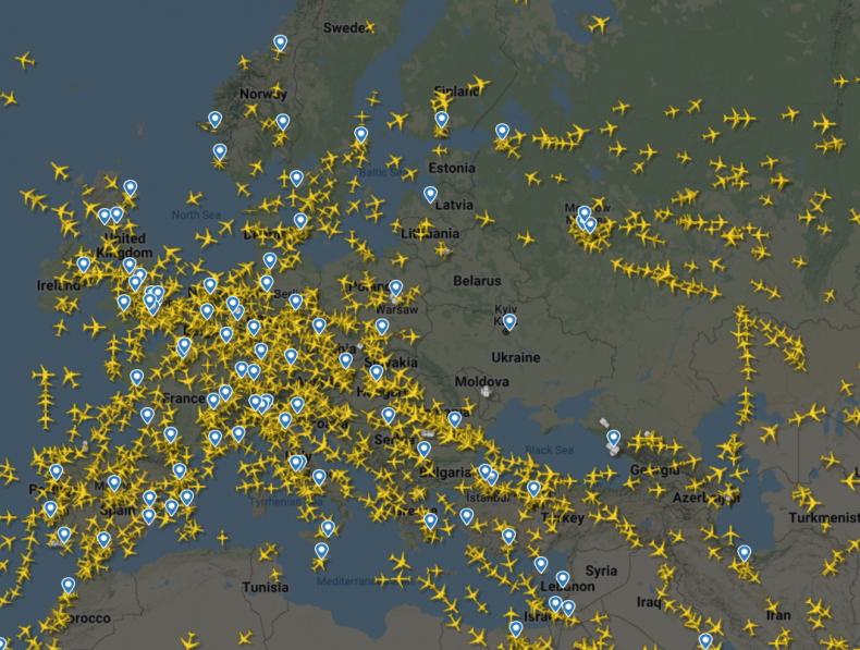 Flight map