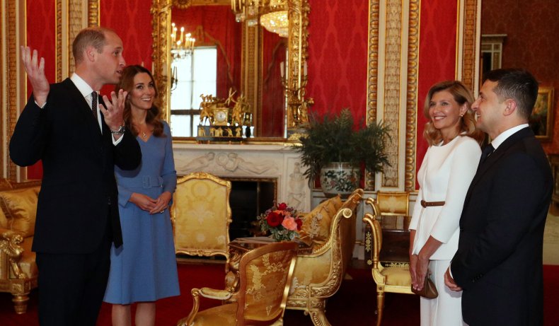 William and Kate Zelensky Buckingham Palace