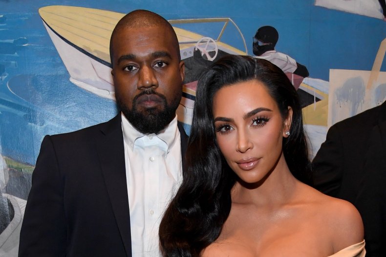 Kanye West and Kim Kardashian