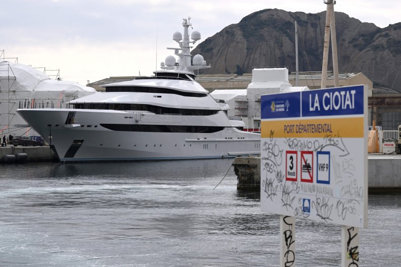 French authorities seize yacht