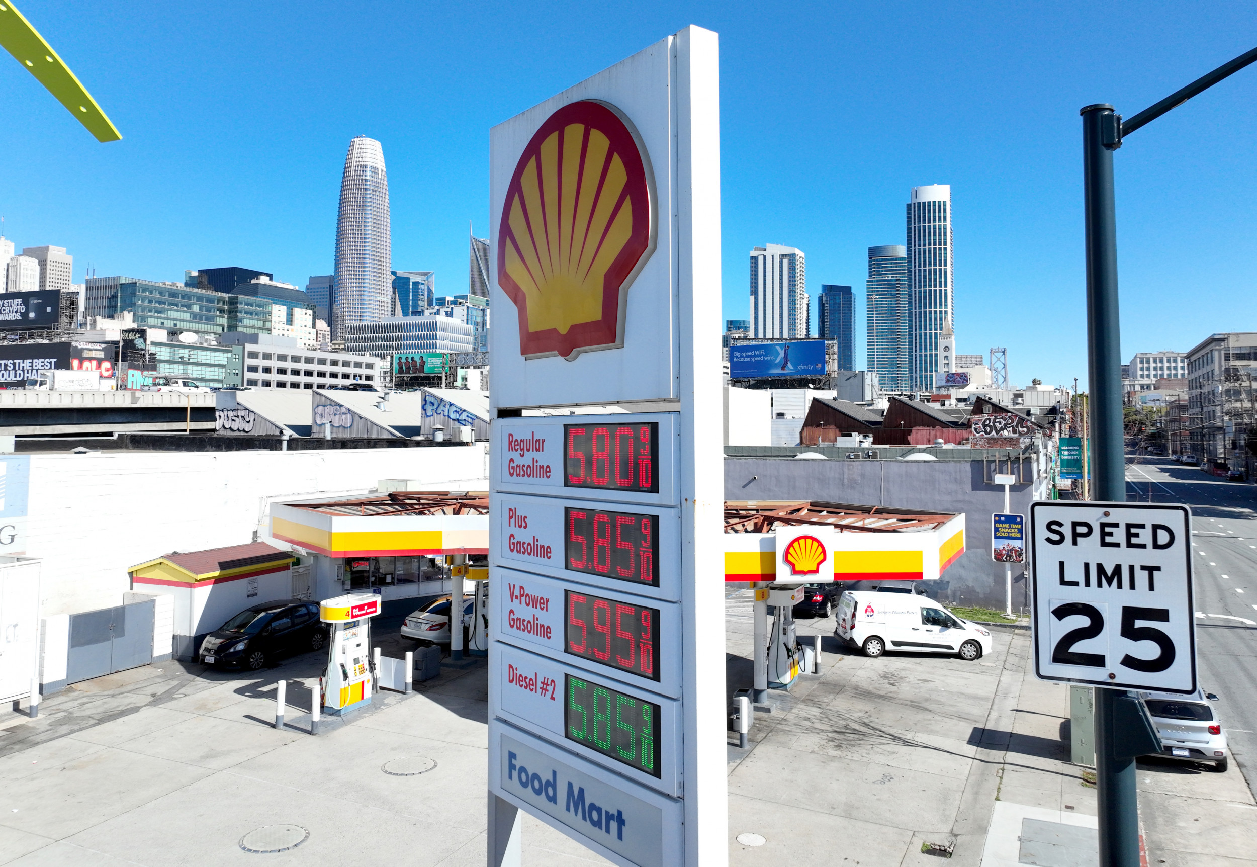 First Big U.S. City Hits 5 Gas Price Average a Week After Russian Invasion