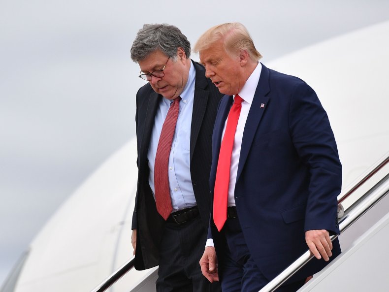 Barr and Trump