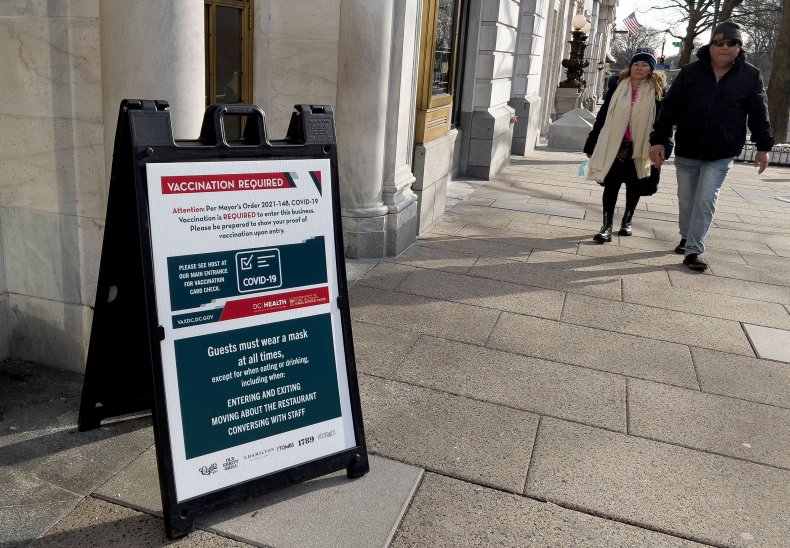 Businesses keeping proof of vaccination requirement