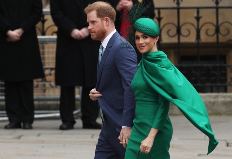 Meghan and Harry Commonwealth Service 2020