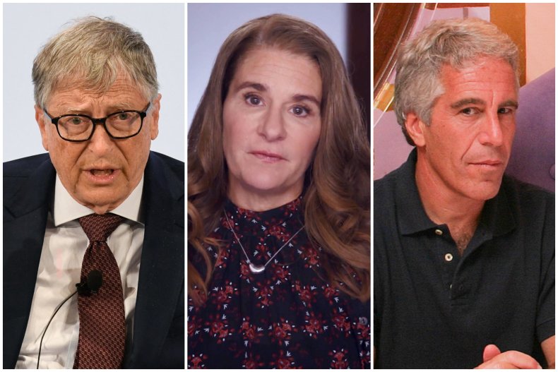 Bill Gates, Melinda French Gates, Jeffrey Epstein