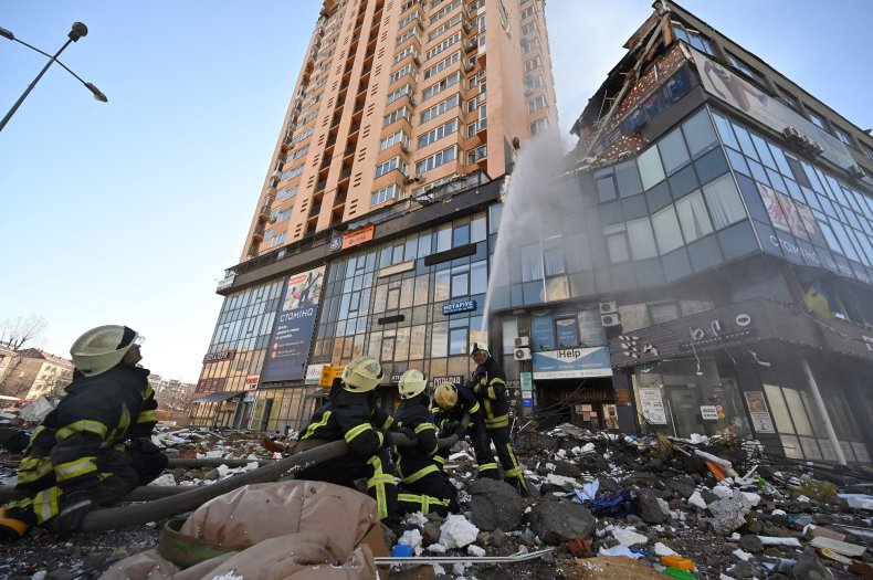 Ukraine firefighters