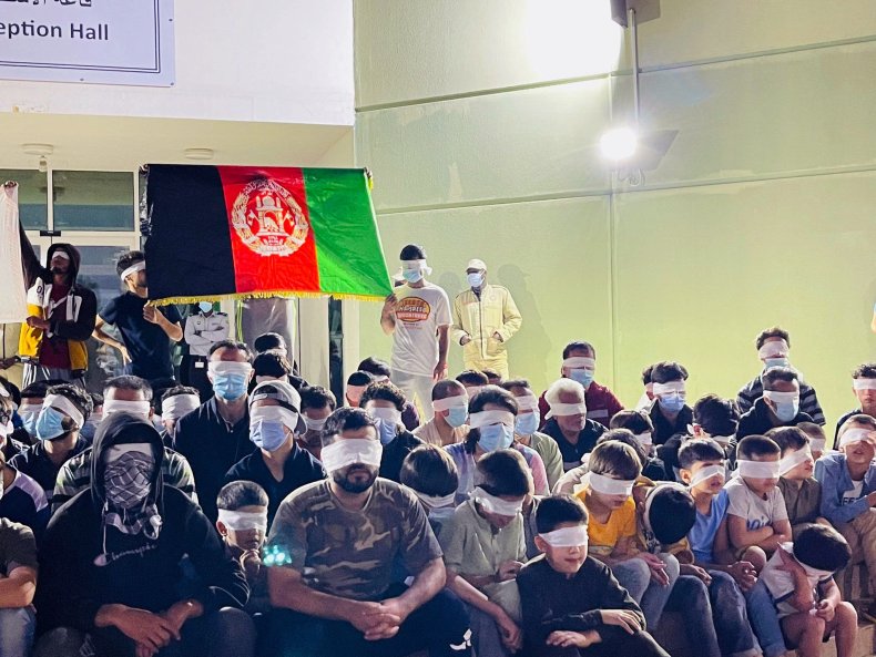 Afghan Protest in UAE