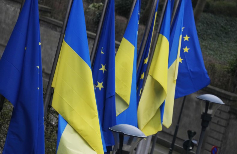 ukraine flag european union eu 