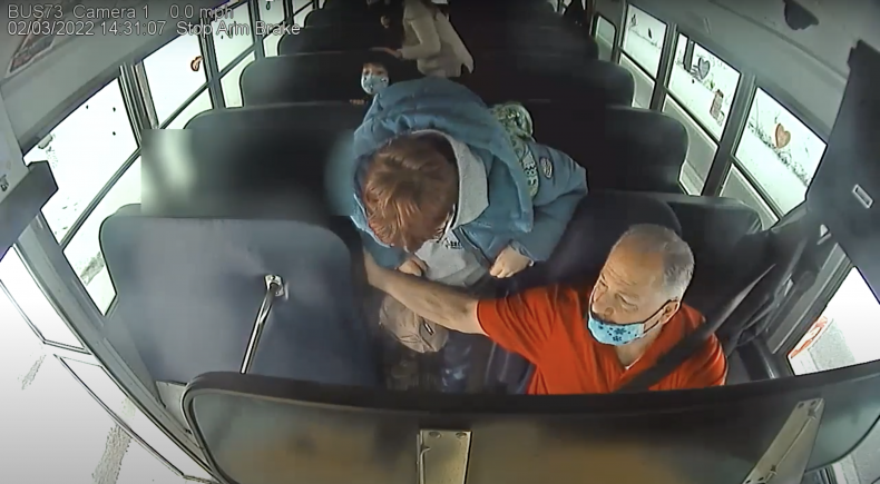 Bus Driver Saves Students From Speeding Car