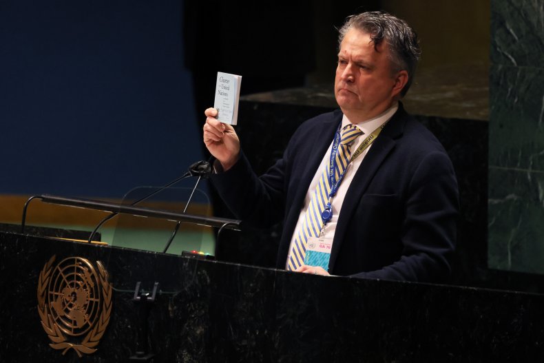 United Nations Sergiy Kyslytsya Russia Ukraine