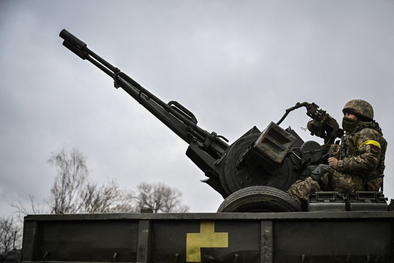 Ukrainian soldier