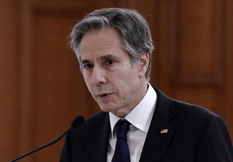 U.S. Secretary of State Antony Blinken speaks
