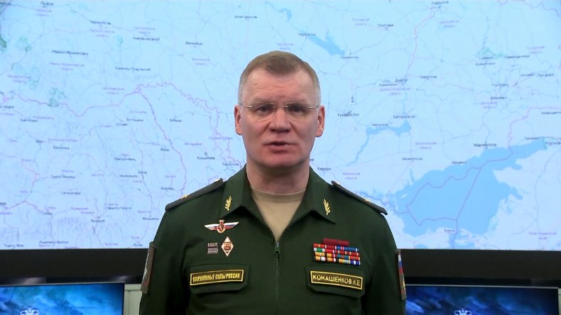 Russian defense ministry spokesperson (For video)