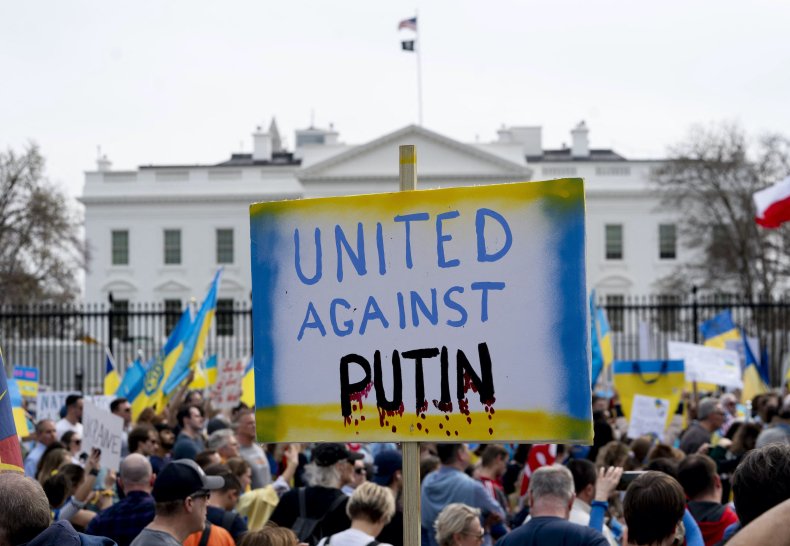 Pro-Ukraine protest Washington DC