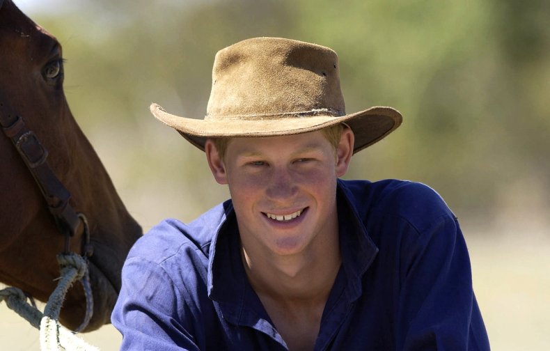 Prince Harry Working as a Cowboy