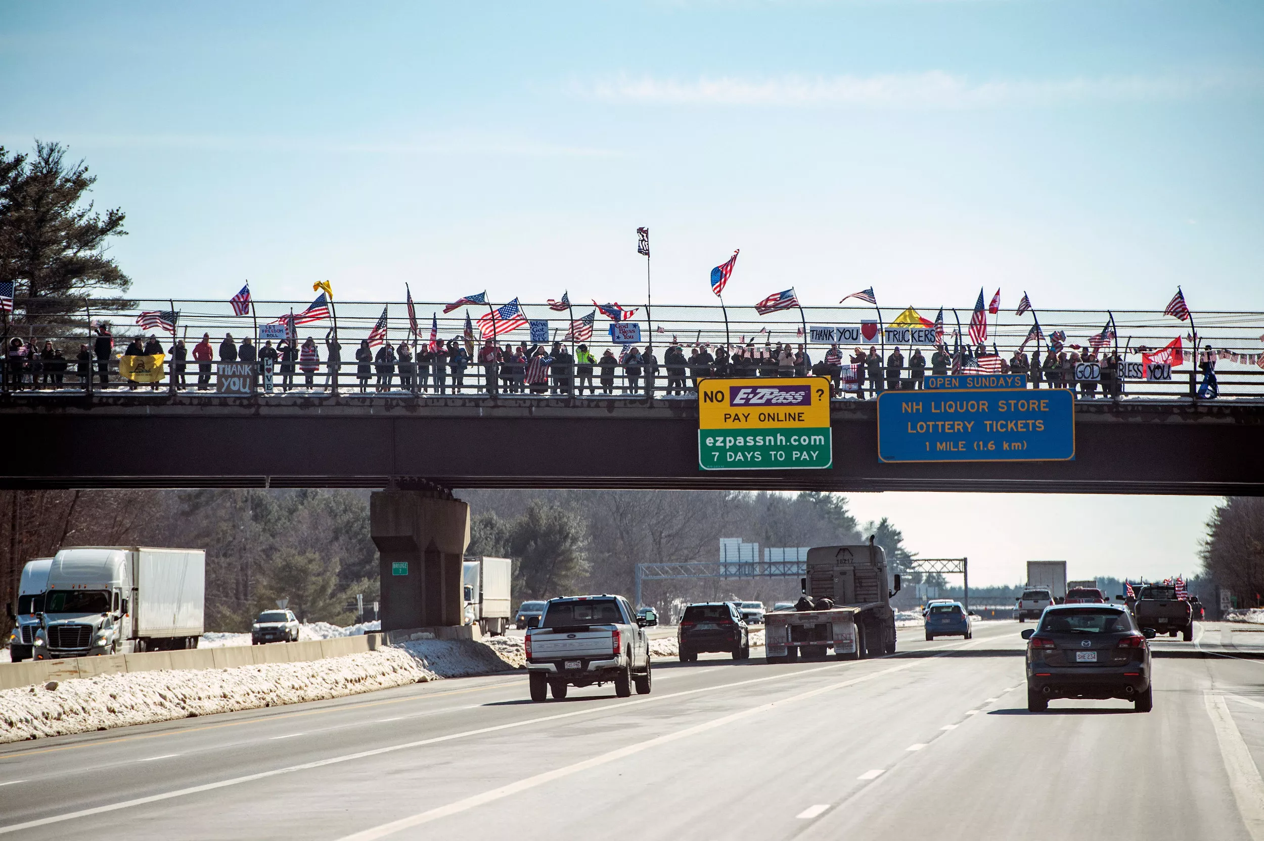 'Trump Lost Lol' Sign Directed at People's Convoy Protest Seen in D.C - Vimarsana News