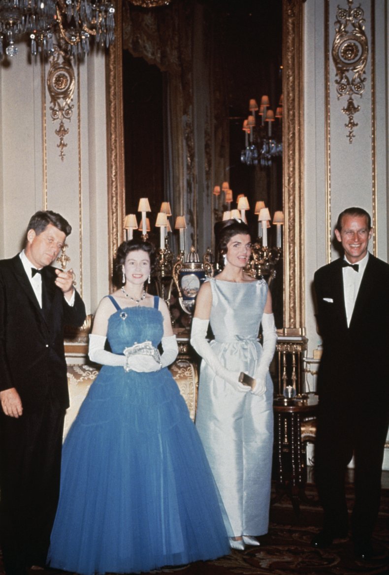Queen Elizabeth II Jackie Kennedy