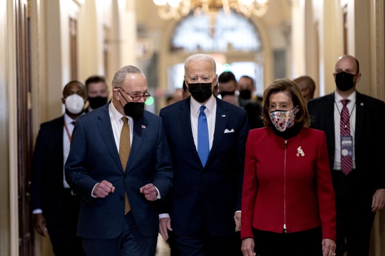 President Biden Speaks At U.S. Capitol On