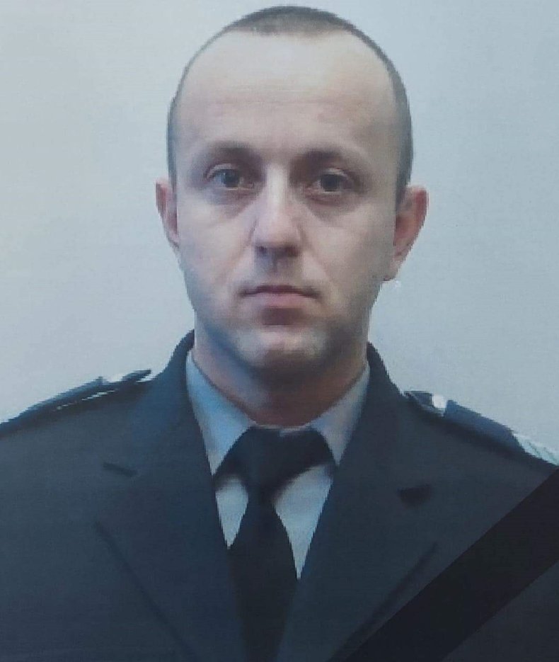 Ukrainian police officer Oleksiy Ponomarenko
