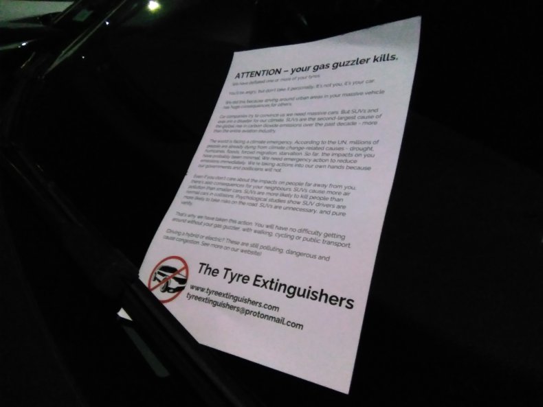 Photo of The Tyre Extinguishers poster.