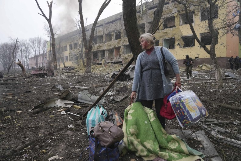 Mariupol maternity hospital shelling